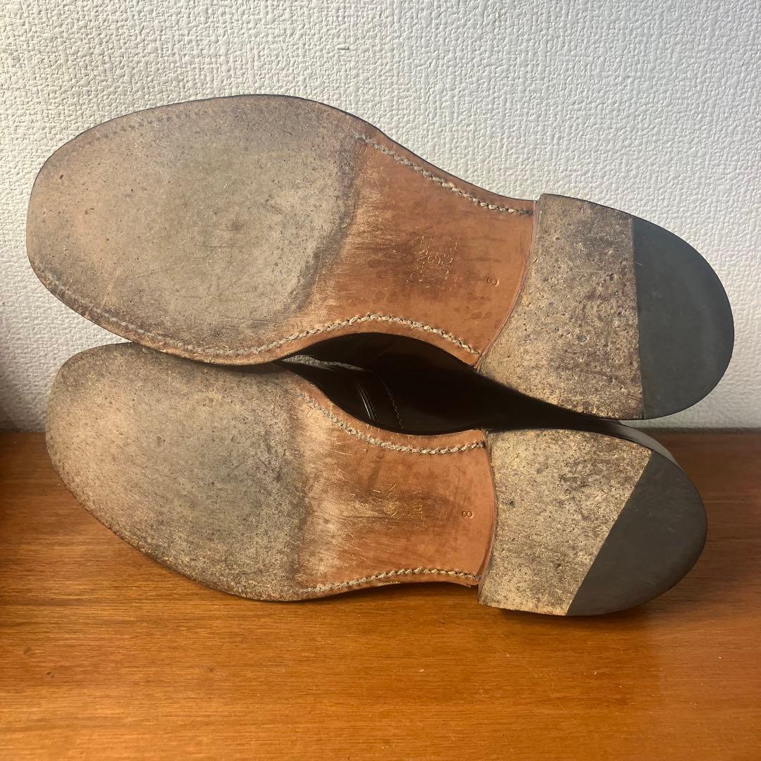 美品　ジョンストン&マーフィー　コードバン　LS43 チャッカブーツ　オールデン