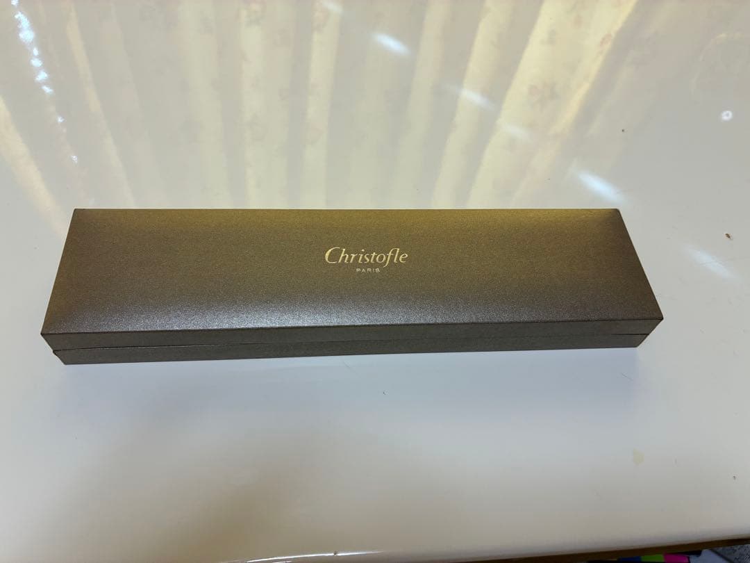 クリストフル　紅白箸2本セット