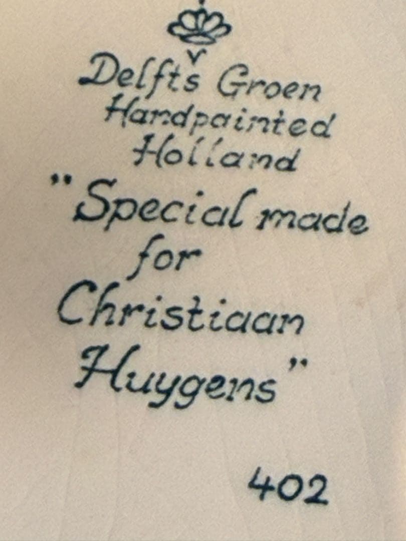 WAKO 和光 オランダ ハンドペイント デルフト焼き ヴィンテージ 置き時計