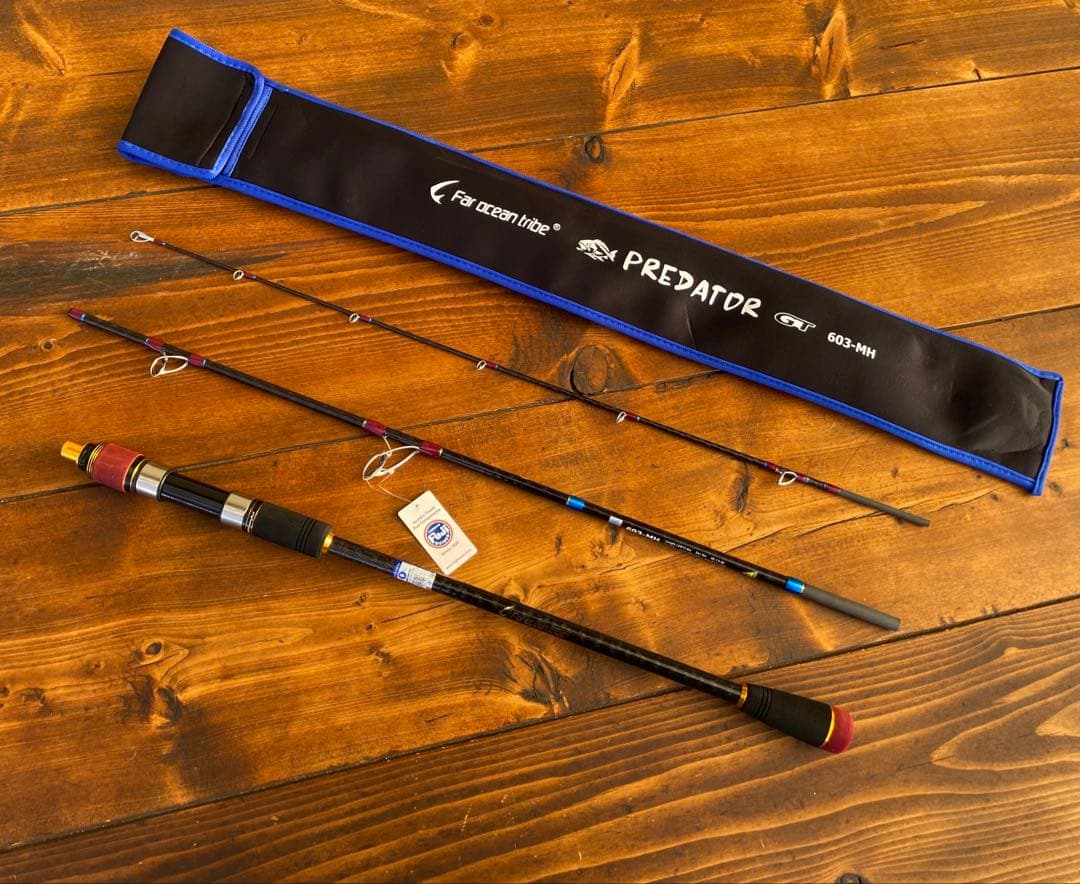 限定1セット　ジギングロッド　スピニングパックロッド　Fujiガイド タイラバ