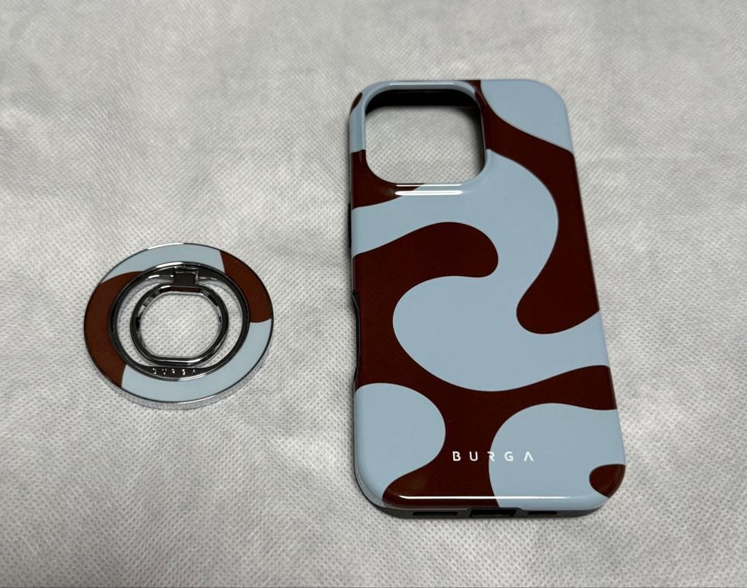 BURGA core iPhone16proケース＋マグネティックリングホルダー