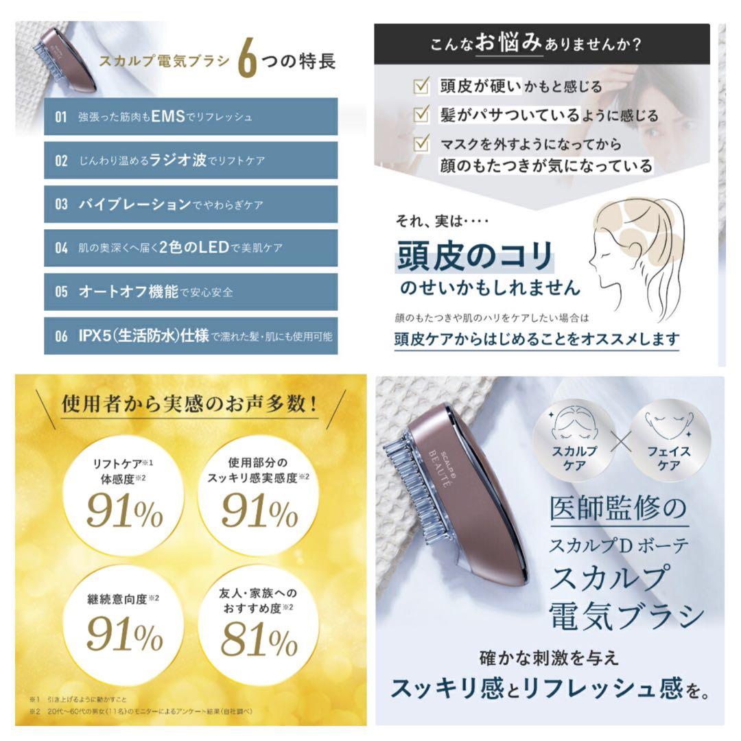 ANGFA SCALP D BEAUTE スカルプ電気ブラシ　KKS-189