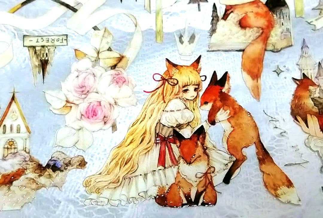 ✩のこり１✩J700＃森林深处(水晶)Reco切り売り海外人物マステ女の子