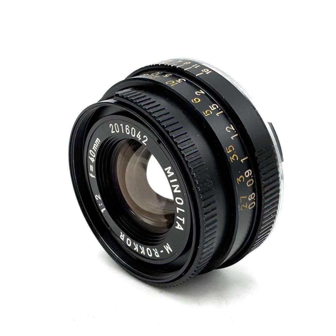 MINOLTA ミノルタM-ROKKOR 40mm f2 ライカMマウントレンズ