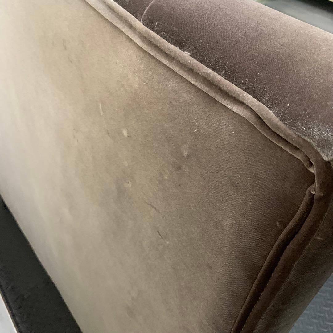 Francfranc ブリッサ ベッド ディンプル セミダブル グレー