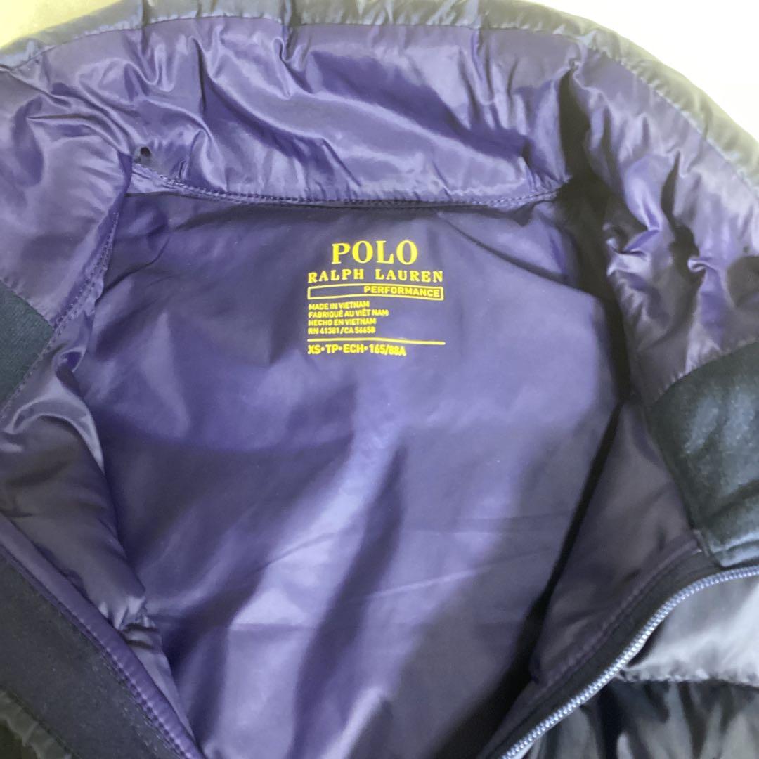 ポロラルフローレンダウンべスト紺色　極美品