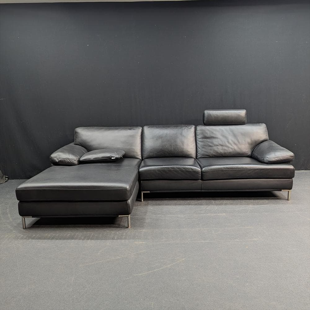 ケルビン ジョルマーニ　本革　カウチソファ　コーナーソファ　L型　トリプルソファ