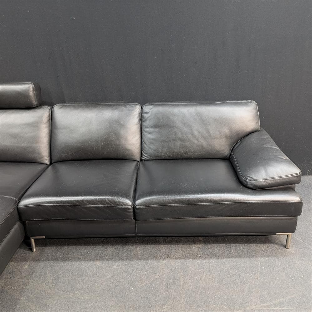 ケルビン ジョルマーニ　本革　カウチソファ　コーナーソファ　L型　トリプルソファ