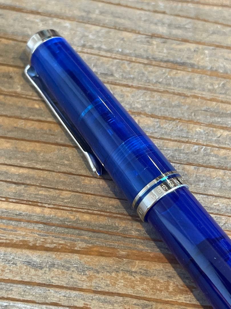 ペリカン 2013年特別生産品 M605 マリーンブルー EF