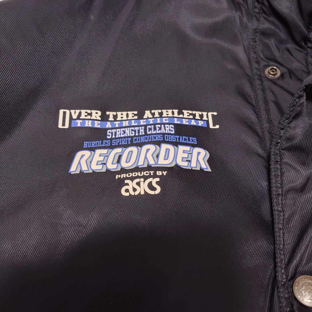 ASICS アシックス ボアベンチコート L 旧モデル／黒／希少／フード付
