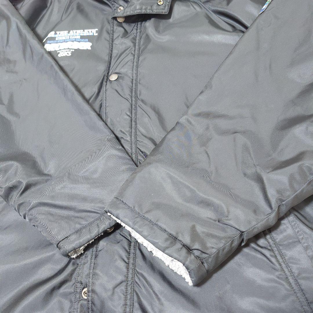 ASICS アシックス ボアベンチコート L 旧モデル／黒／希少／フード付