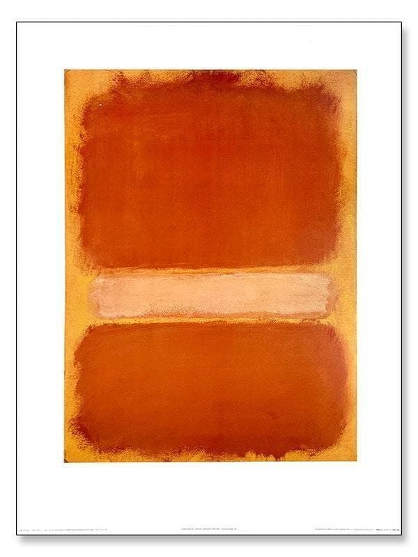額装済/Ohne Titel 1956（マーク ロスコ）/アートポスター