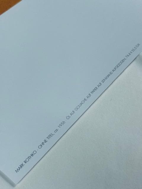 額装済/Ohne Titel 1956（マーク ロスコ）/アートポスター