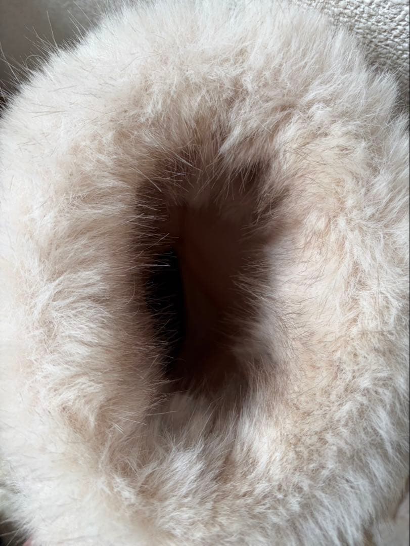 YELLO MOJU LONG BOOTS ベージュ Lサイズ