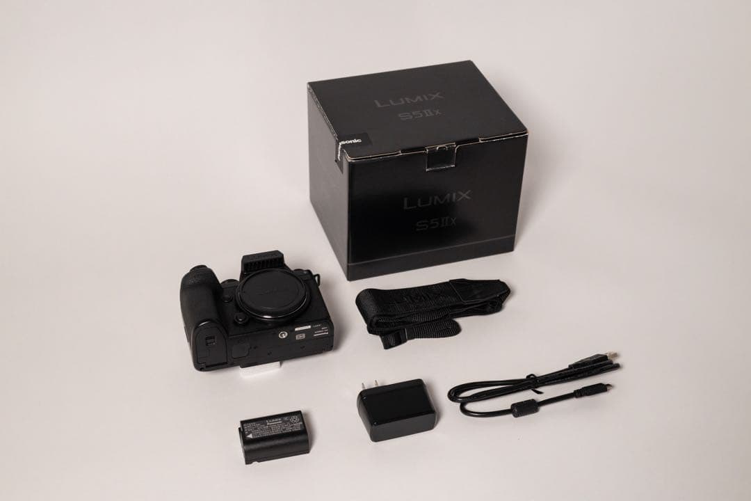 【美品】LUMIX S5IIX+純正バッテリー+バッテリーチャージャー