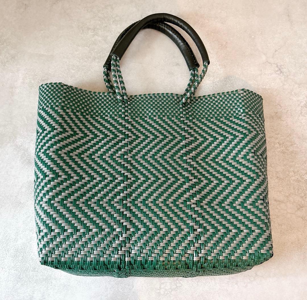 美品 WOVEN ウーヴン メルカドバッグ ミドルトート