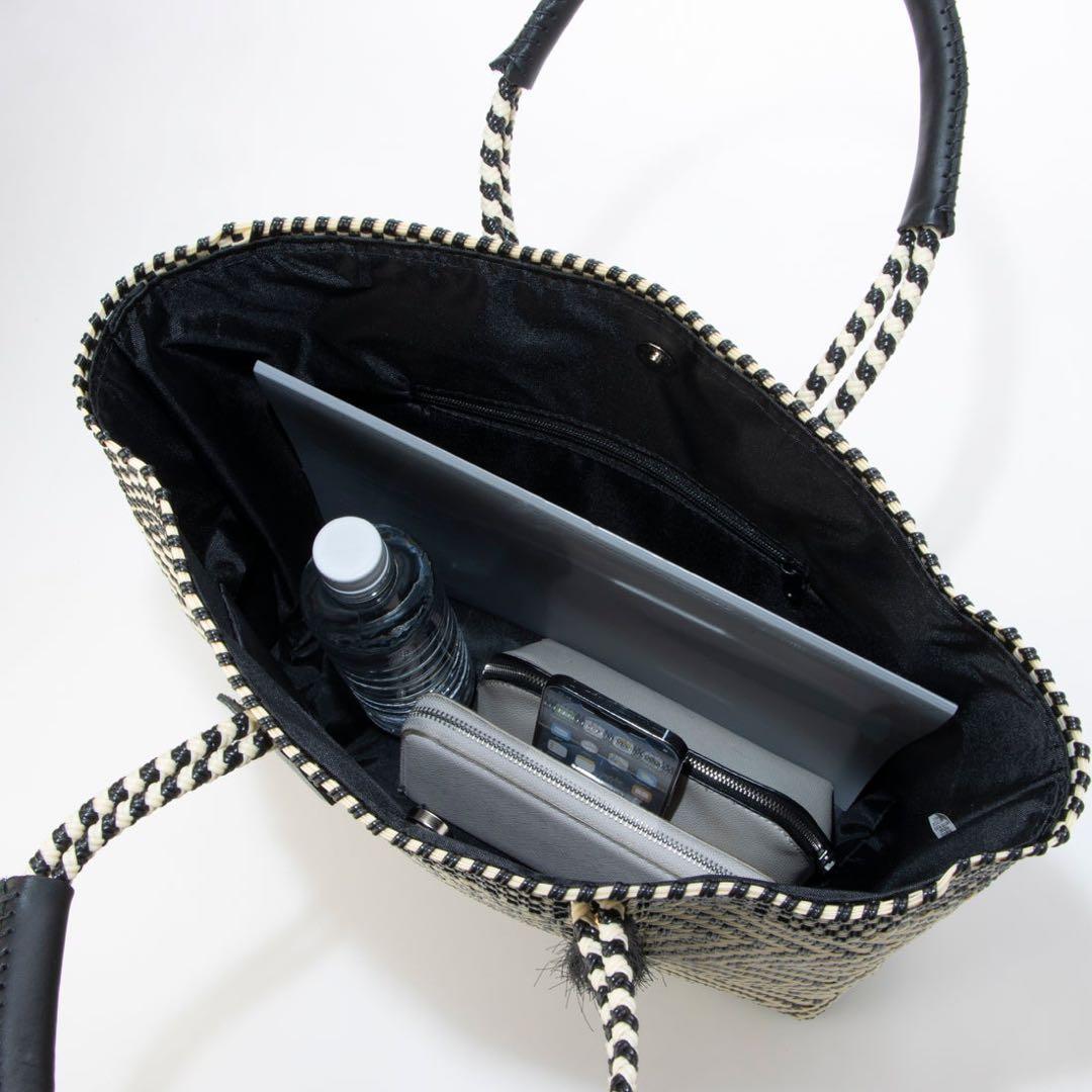美品 WOVEN ウーヴン メルカドバッグ ミドルトート
