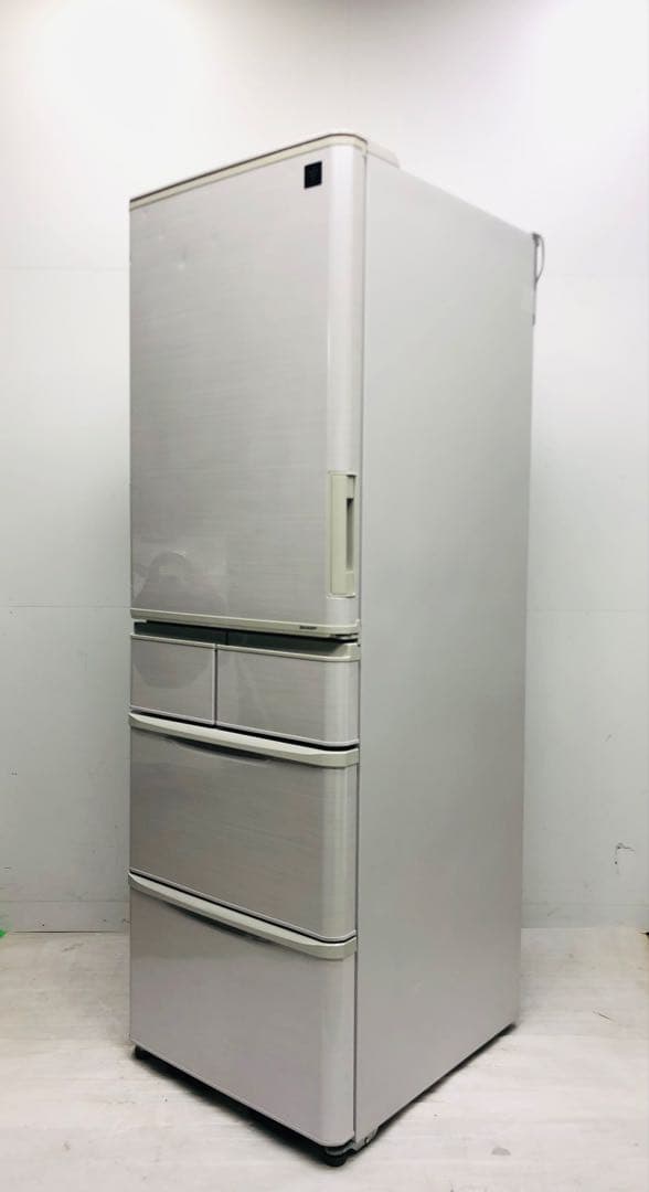 18年製　シャープ　冷蔵庫　5ドア　412L SJ-P411D-H
