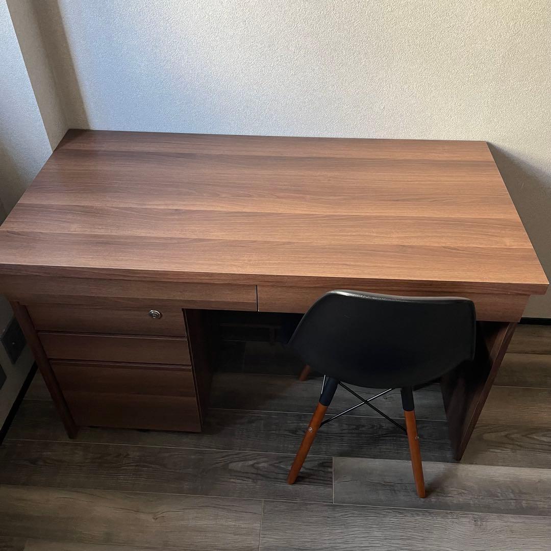 ロウヤ　LOWYA 幅120 システムデスクセット デスク ウォルナット