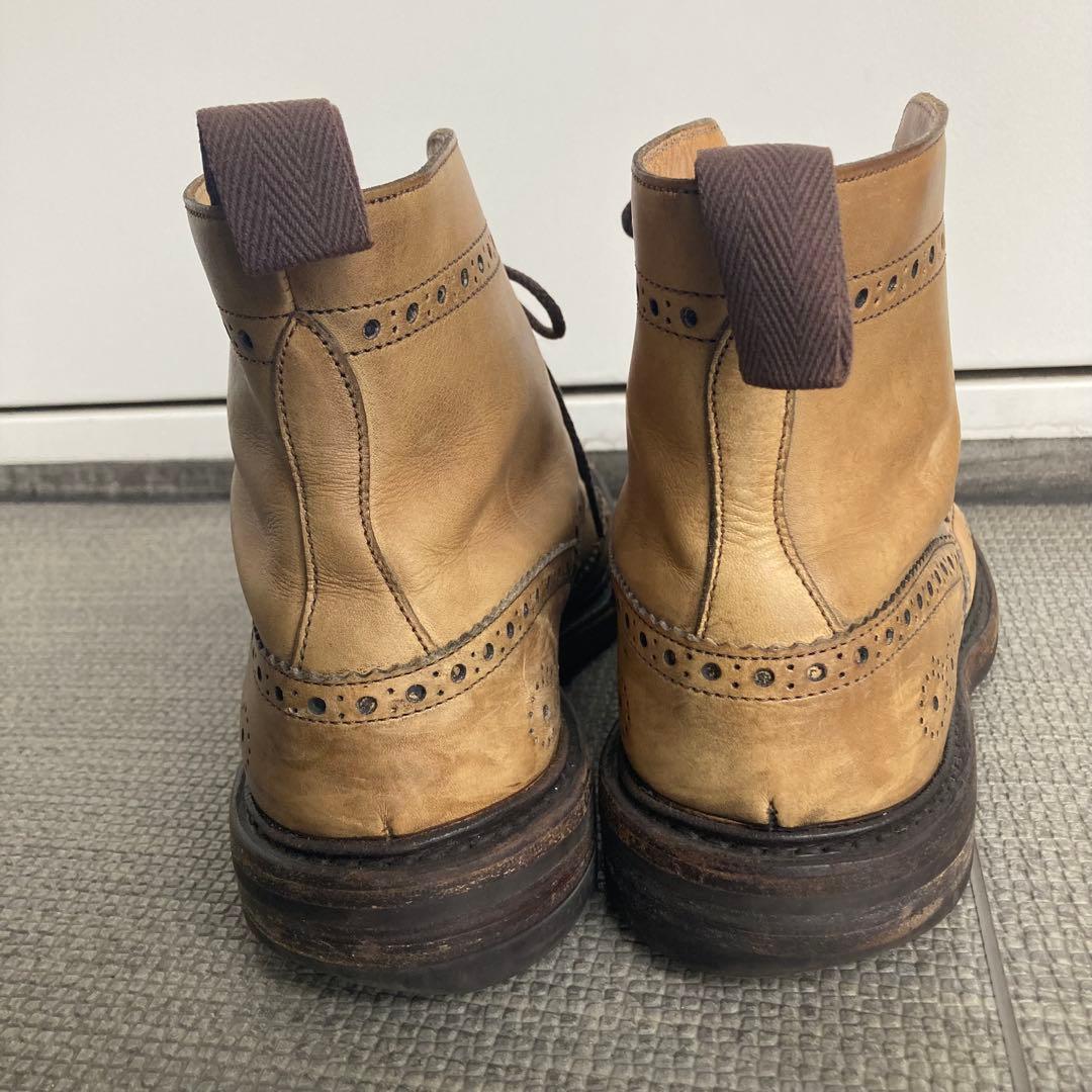 トリッカーズ ポールスミス 編み上げブーツ UKサイズ8.5