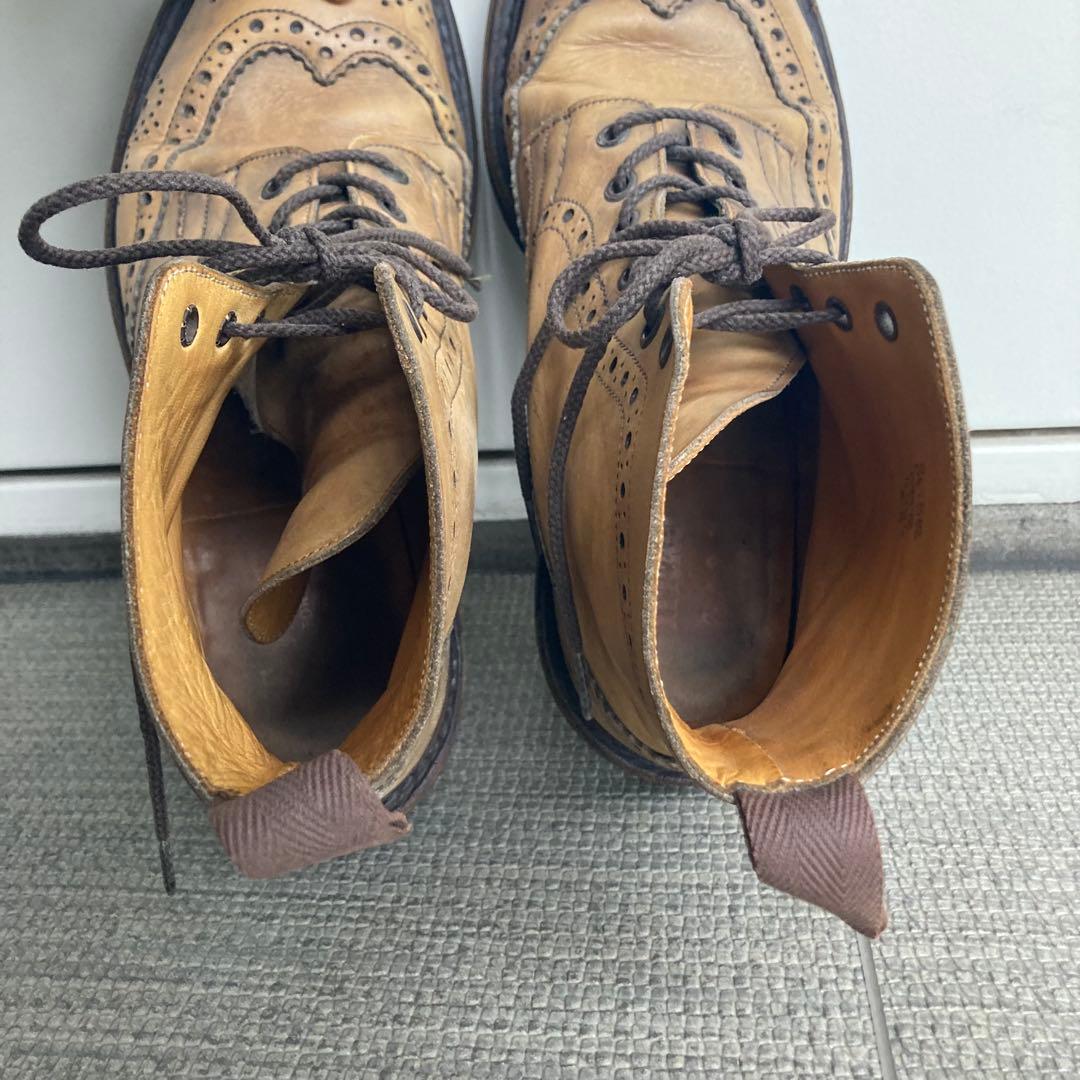 トリッカーズ ポールスミス 編み上げブーツ UKサイズ8.5