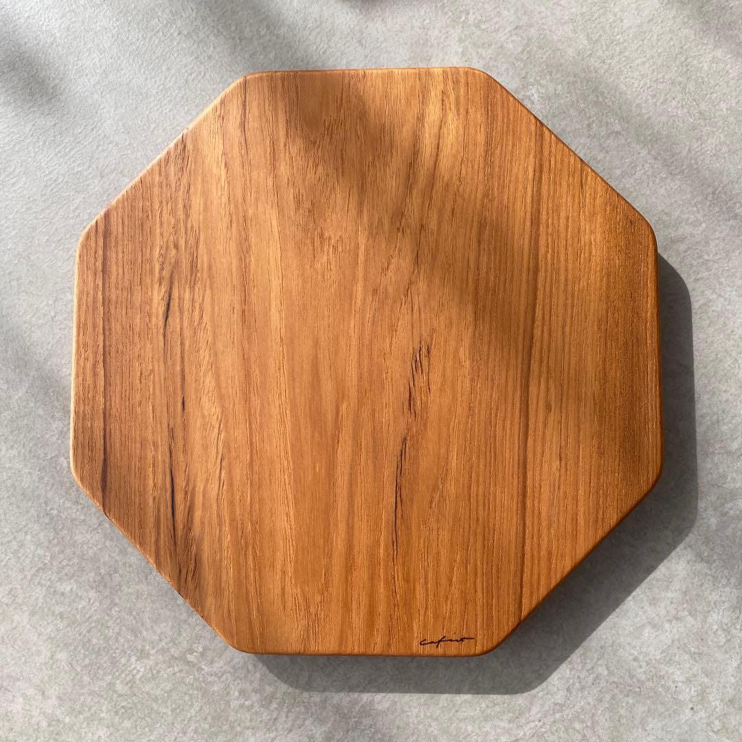 【新品】 CAFICT オクタゴナル チーク カッティングボード