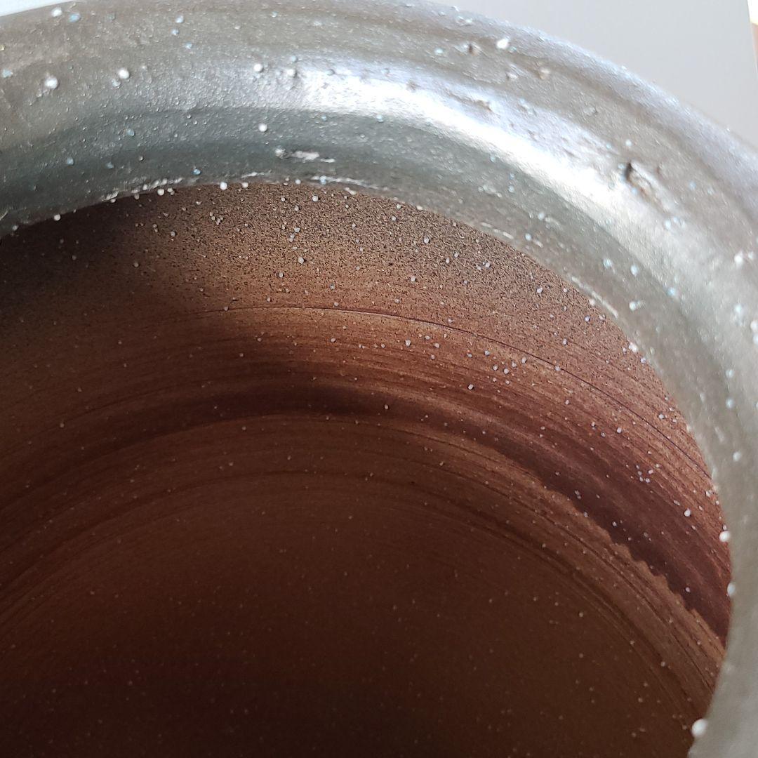 信楽焼 傘立て 灰釉クシ目 高さ４３cm