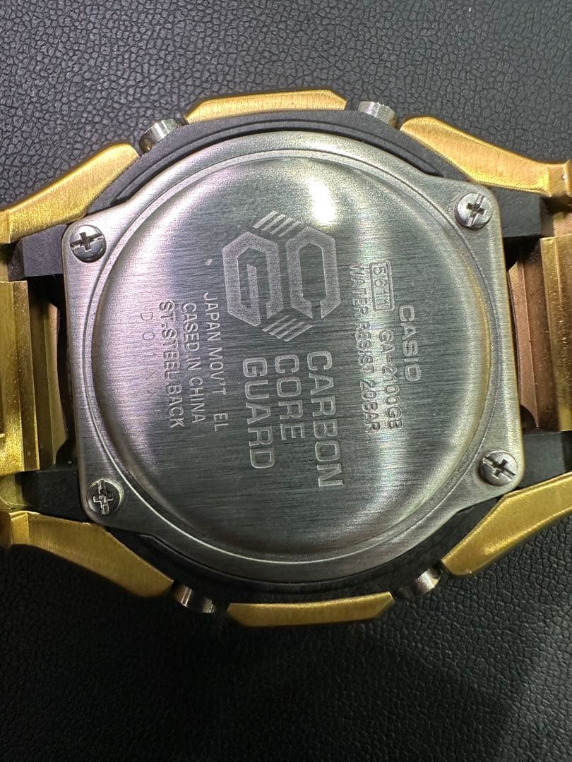 美品CASIO G-SHOCK GA-2100GB-1A カスタム