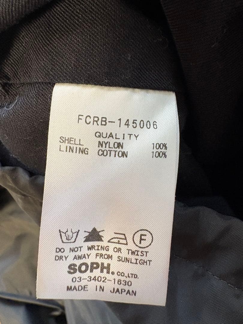 FCRB コーチジャケット　黒