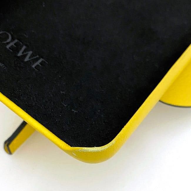 ロエベ iPhone 11 PRO MAX ケース イエロー f-21207