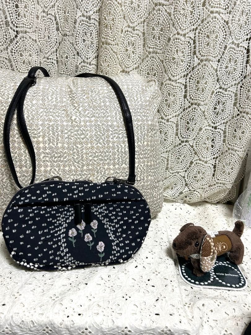 51013A ミナペルホネンハンドメイド hanamameショルダー バラード