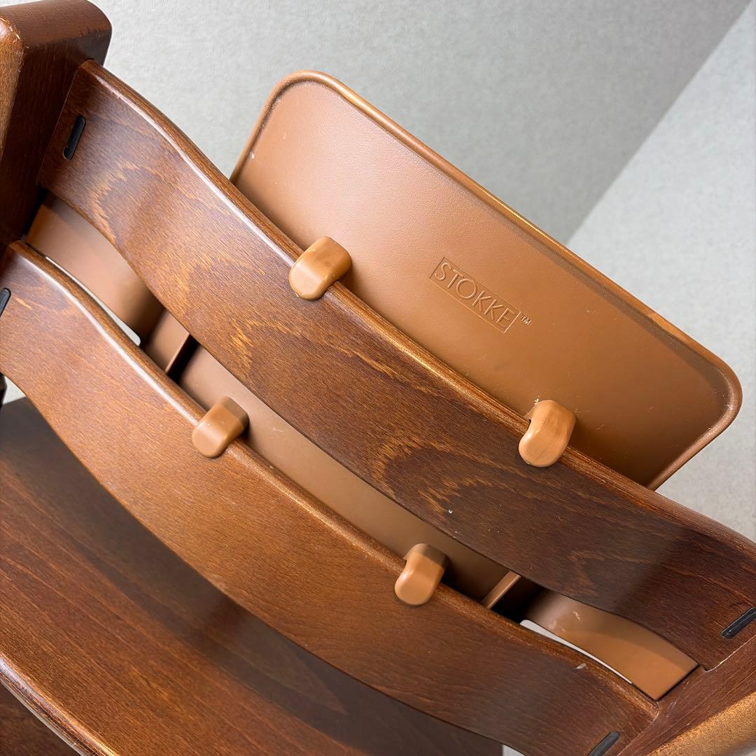 美品　ストッケトリップトラップ　ベビーセット　ブラウン　NO3