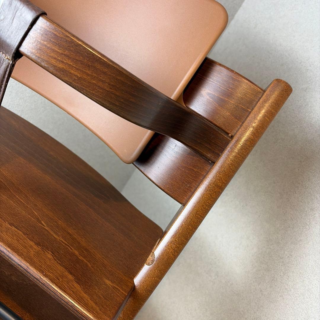 美品　ストッケトリップトラップ　ベビーセット　ブラウン　NO3