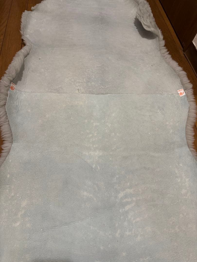 【勝子】NICHIRO ニチロ　ムートンラグ　グレー