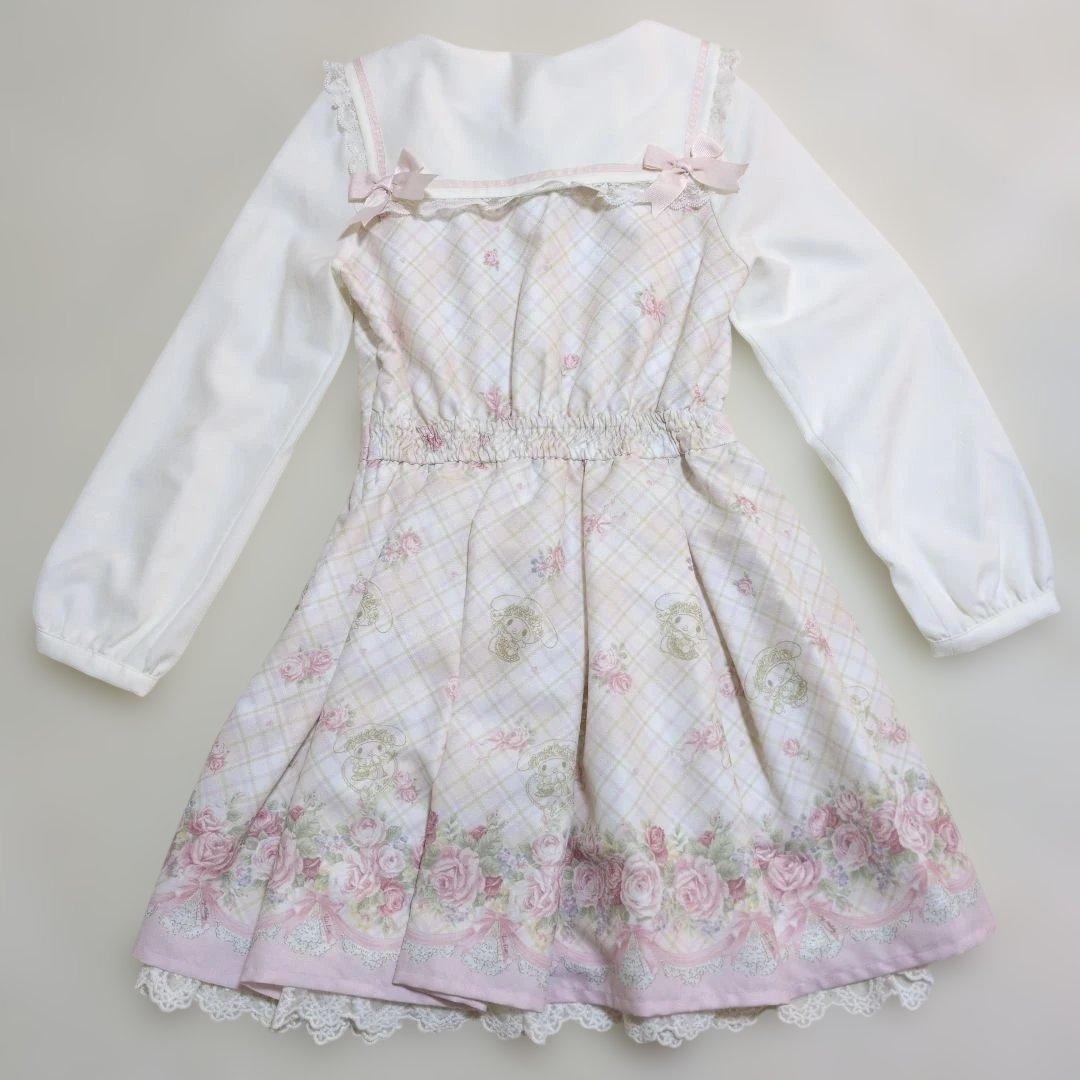 ⭐️極美品⭐️LIZ LISAリズメロ　マイメロ　フラワーワンピース