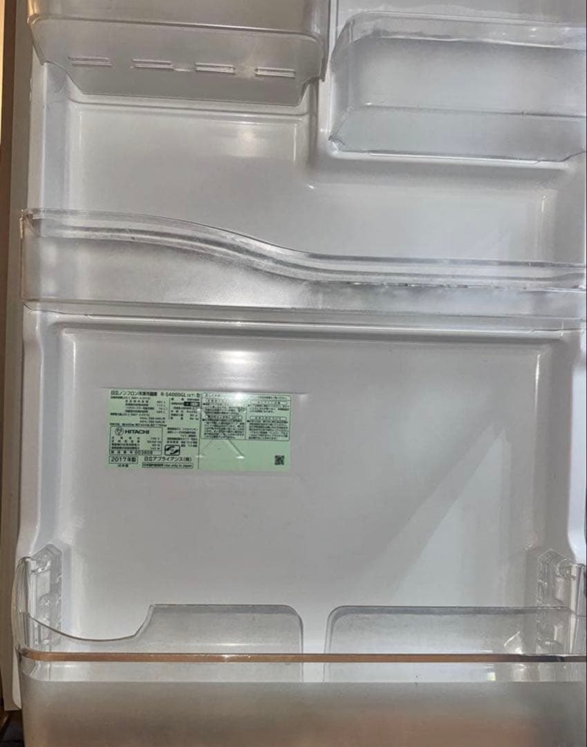 冷蔵庫 401L 冷凍庫 タッチパネル 真空チルド　ガラストップ 自動製氷機