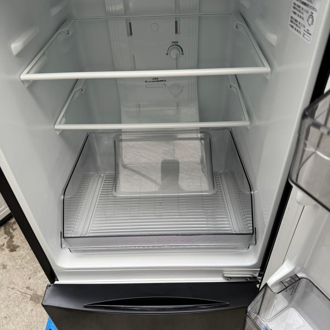 247⭐️2024年製美品★東芝　冷蔵庫　ブラック　黒　自動霜取り　一人暮らし