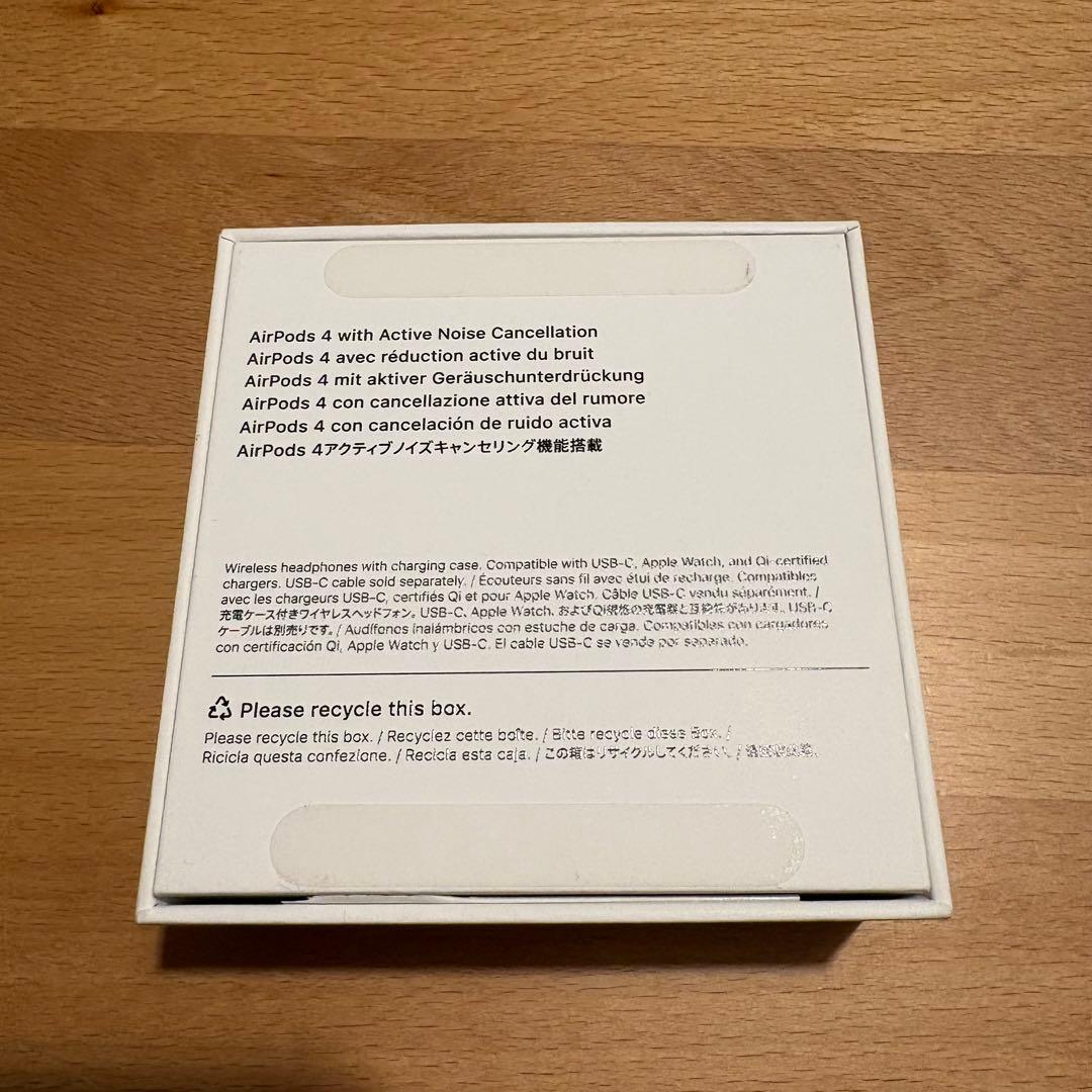 AirPods 4 ノイズキャンセル搭載モデル