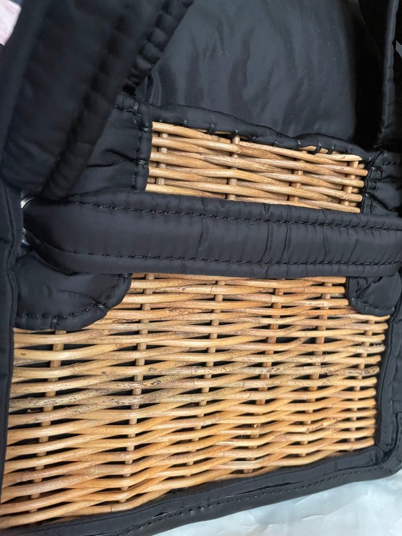 新品 未使用 ebagos 2021AW かごバッグ ブラック