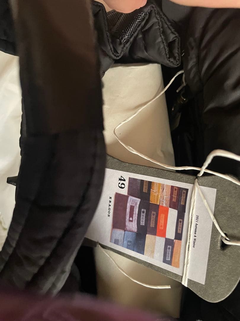 新品 未使用 ebagos 2021AW かごバッグ ブラック