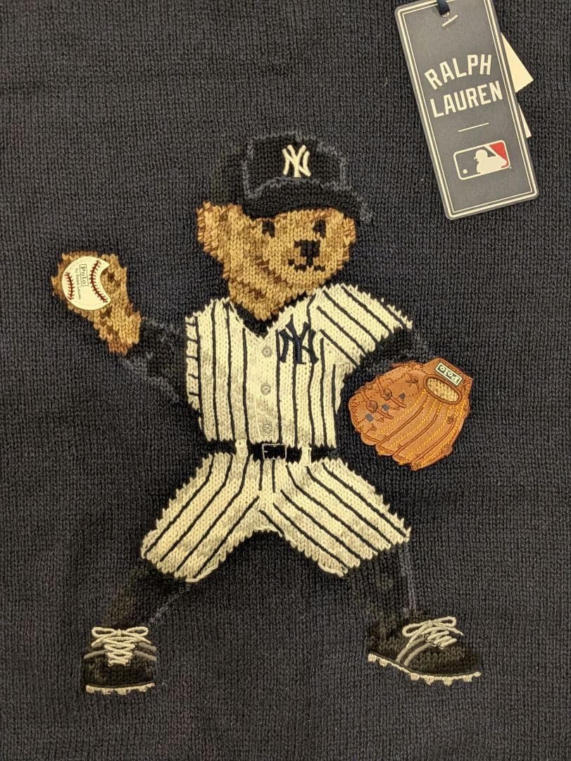 希少　ポロラルフローレン　ポロベア　セーター　ヤンキース
