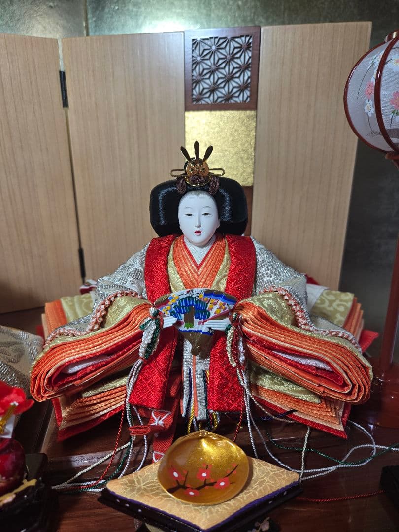 【一点限り】雛人形 収納飾り　最高級官邸雛　SH55