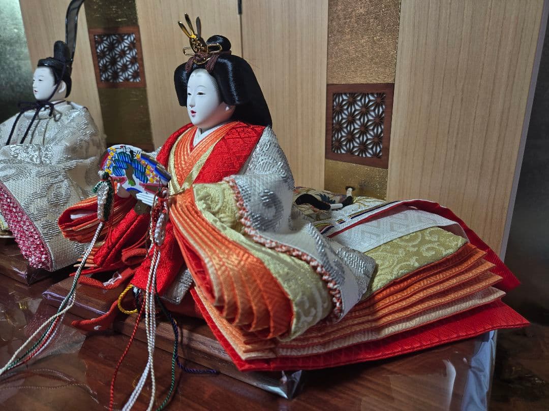 【一点限り】雛人形 収納飾り　最高級官邸雛　SH55