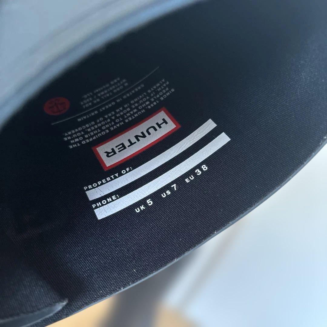 箱付き HUNTER navy長靴