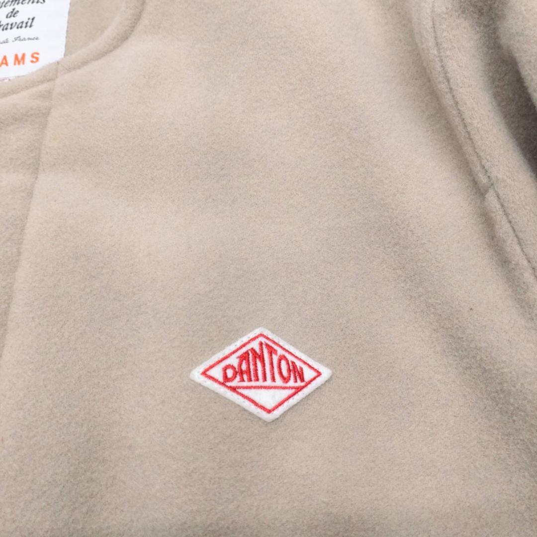 DANTON Ray BEAMS 別注 モッサ ノーカラー ダウンコート 36