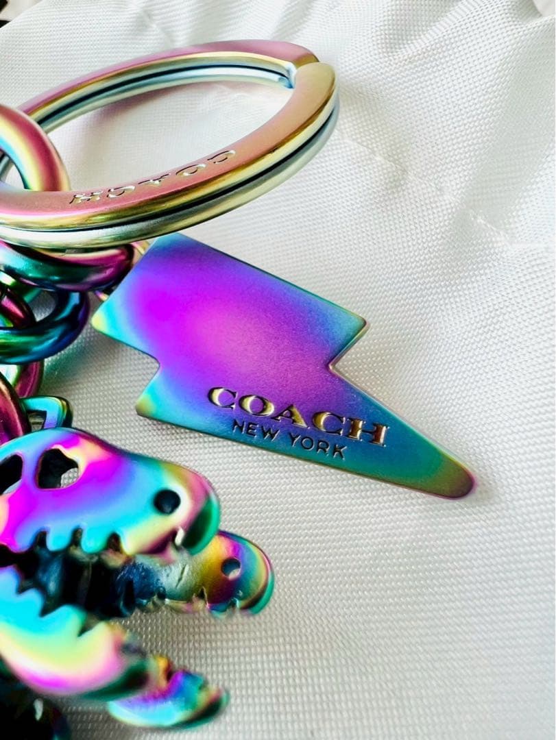 ✨極美品✨COACH　コーチ　キーホルダー　チャーム　恐竜　レキシー　ダイナソー