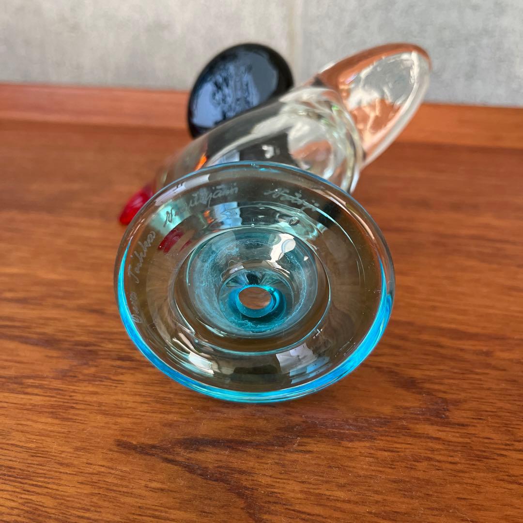 イッタラ　バード　脚付きシエッポ クリアブルー　オイバ・トイッカ