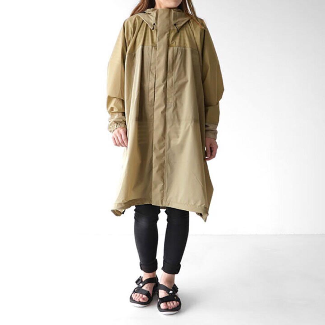 ノースフェイス ハイベント フード付き タグアンポンチョコート　レインコート