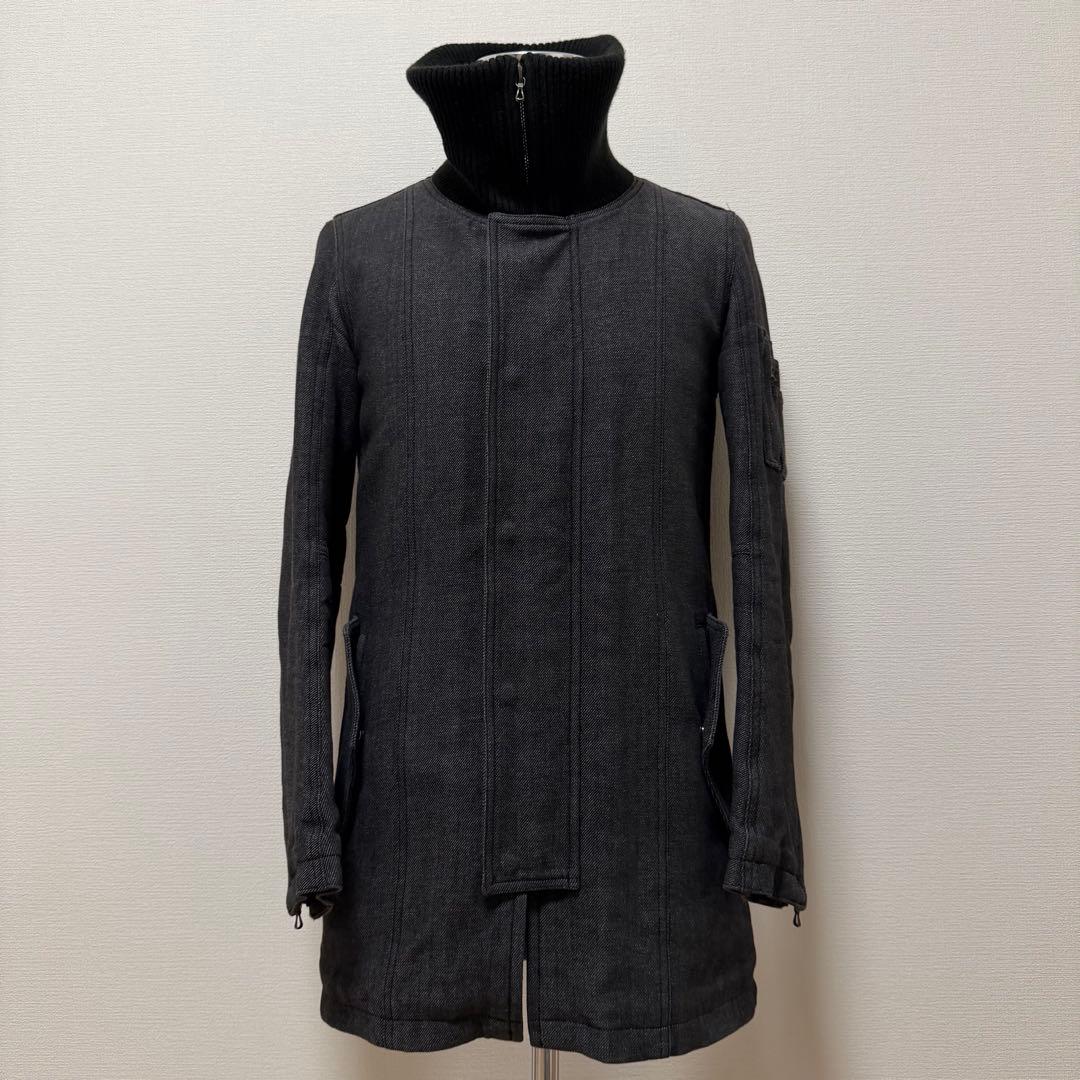 ジャケット・アウター SHELLAC Fleece Long Jacket Gray M Y2K