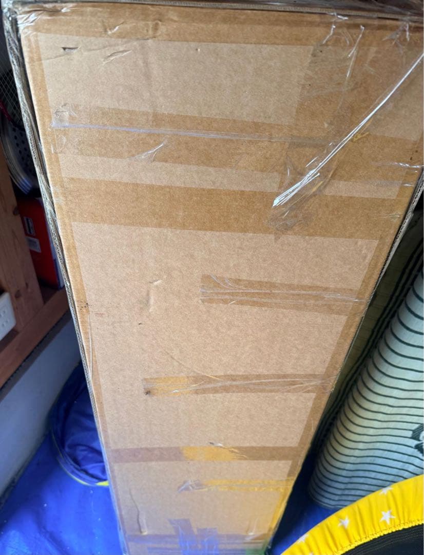 グレー セミダブルベッドフレーム